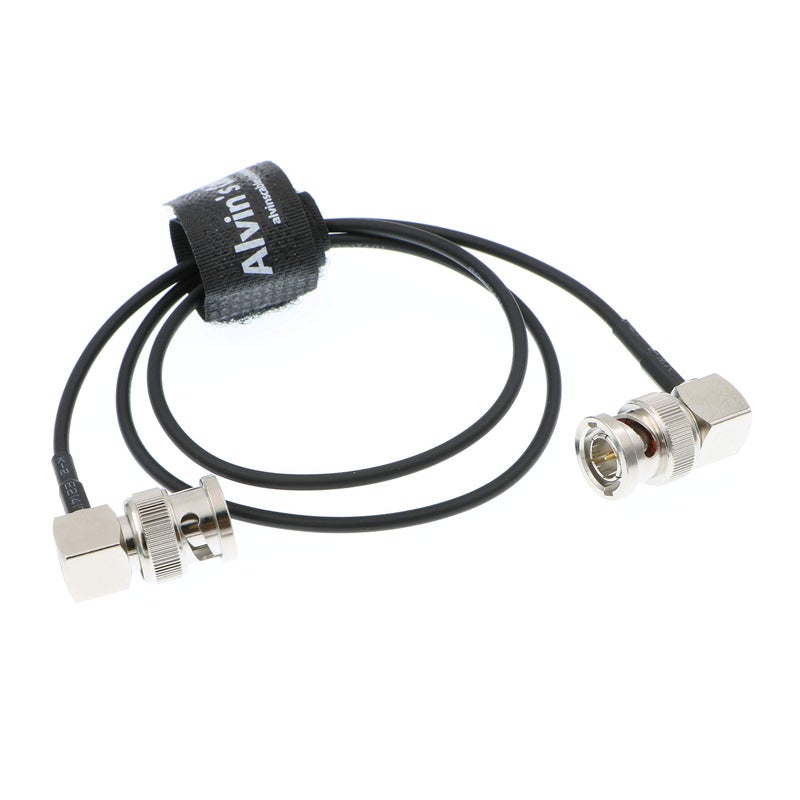 Alvin's Cables 3G SDI Cable BNC to BNC Cable Thin Flexible for Sony FS5| FS7| FX6, for Canon C300, Blackmagic URSA Camera, Atomos Ninja| Shogun Monitor, Right Angle 60CM| 2ft - Image 1